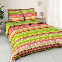 Комплект постельного белья, Бязь Letto, Евро, B362, наволочка 70х70 (2шт)